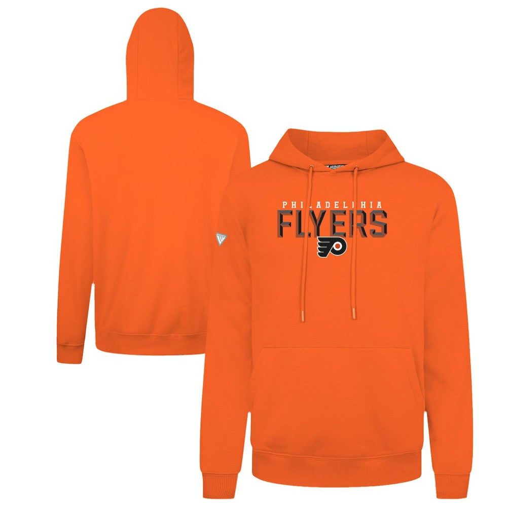 Philadelphia Flyers Levelwear Podium Carve Pullover Hoodie - Orange - NHL 203146431