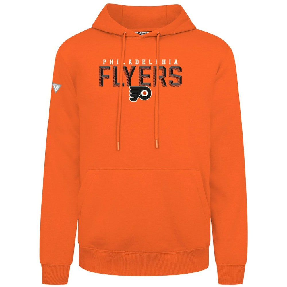 Philadelphia Flyers Levelwear Podium Carve Pullover Hoodie - Orange - NHL 203146431