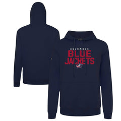 Columbus Blue Jackets Levelwear Podium Carve Pullover Hoodie - Navy - NHL 203146432
