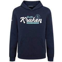 Seattle Kraken Levelwear Youth Podium Monument Pullover Hoodie - Navy - NHL 203146445