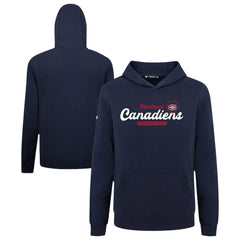 Montreal Canadiens Levelwear Youth Podium Monument Pullover Hoodie - Navy - NHL 203146448