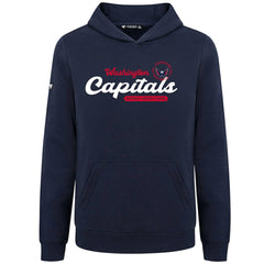 Washington Capitals Levelwear Youth Podium Monument Pullover Hoodie - Navy - NHL 203146449