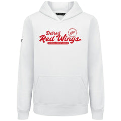 Detroit Red Wings Levelwear Youth Podium Monument Pullover Hoodie - White - NHL 203146451