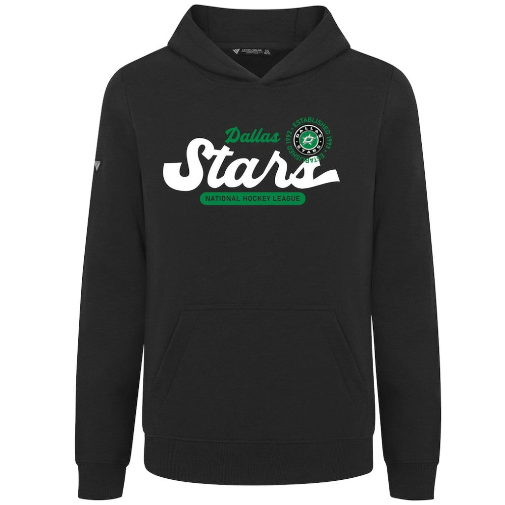 Dallas Stars Levelwear Youth Podium Monument Pullover Hoodie - Black - NHL 203146454