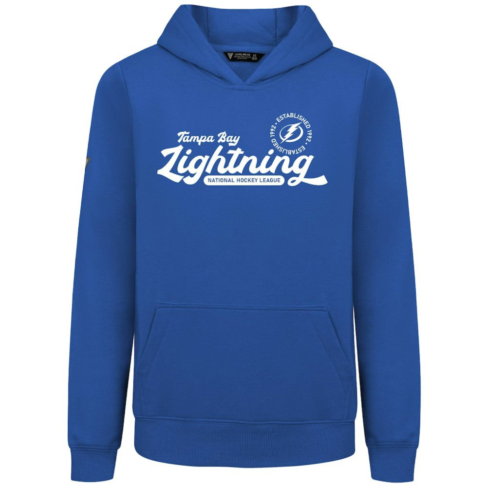 Tampa Bay Lightning Levelwear Youth Podium Monument Pullover Hoodie - Royal - NHL 203146455