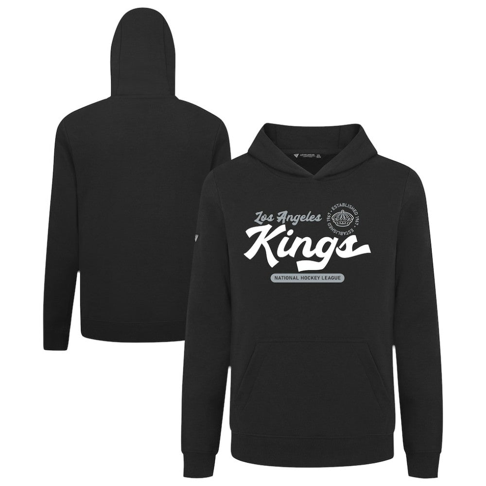 Los Angeles Kings Levelwear Youth Podium Monument Pullover Hoodie - Black - NHL 203146456