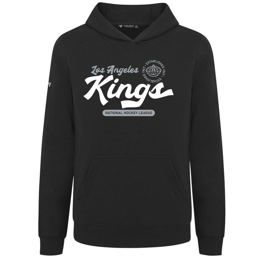 Los Angeles Kings Levelwear Youth Podium Monument Pullover Hoodie - Black - NHL 203146456