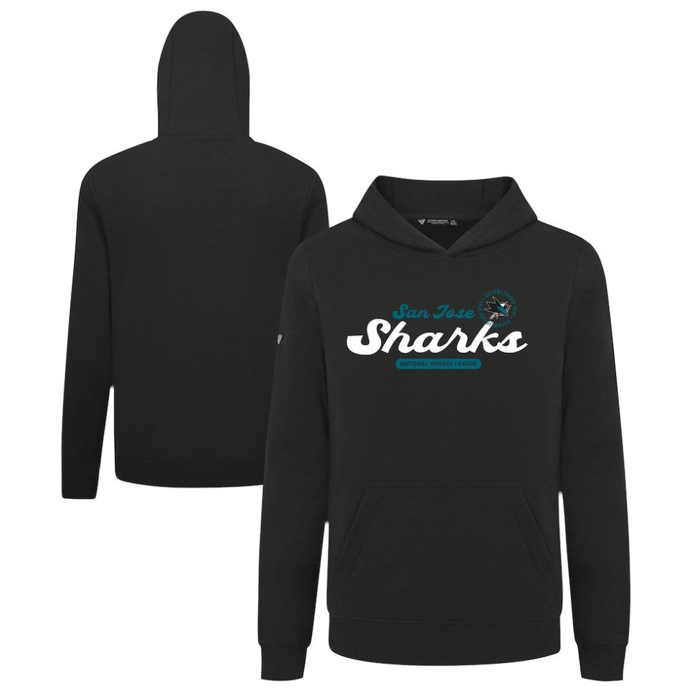 San Jose Sharks Levelwear Youth Podium Monument Pullover Hoodie - Black - NHL 203146457