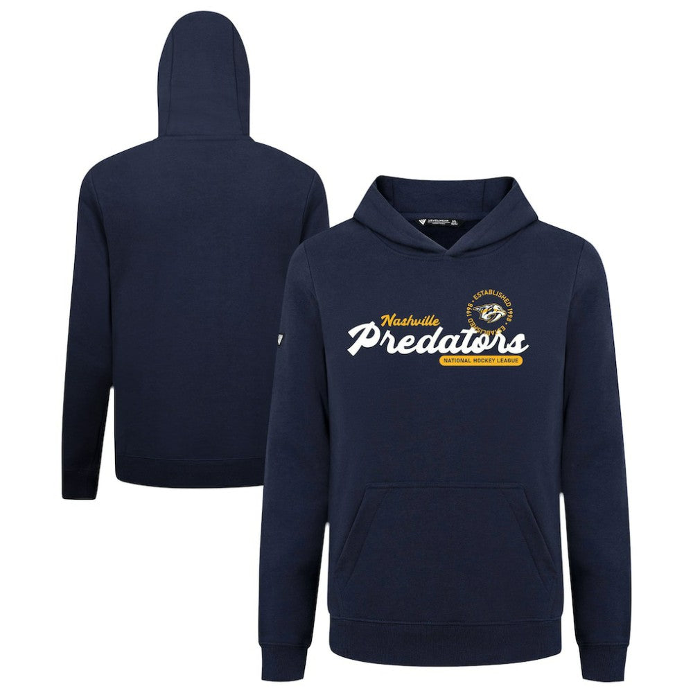 Nashville Predators Levelwear Youth Podium Monument Pullover Hoodie - Navy - NHL 203146465
