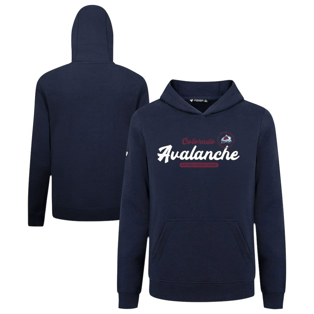Colorado Avalanche Levelwear Youth Podium Monument Pullover Hoodie - Navy - NHL 203146466
