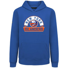 New York Islanders Levelwear Youth Podium Banner Arch Pullover Hoodie - Royal - NHL 203146477