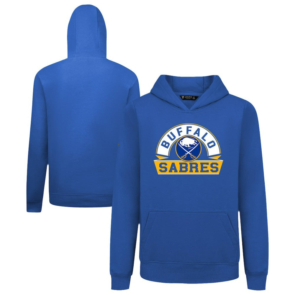Buffalo Sabres Levelwear Youth Podium Banner Arch Pullover Hoodie - Royal - NHL 203146478