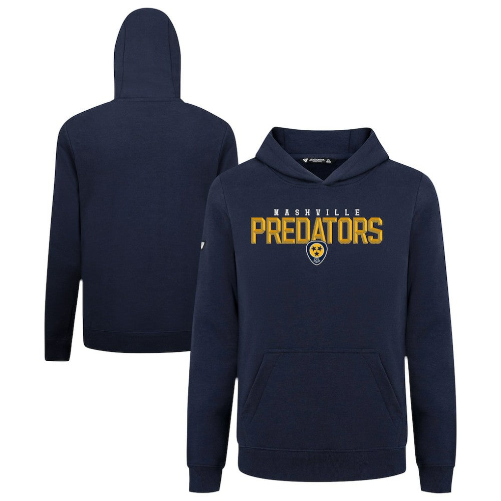 Nashville Predators Levelwear Youth Podium Carve Pullover Hoodie - Navy - NHL 203146504
