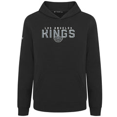 Los Angeles Kings Levelwear Youth Podium Carve Pullover Hoodie - Black - NHL 203146505