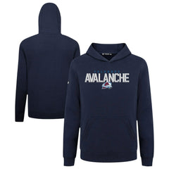 Colorado Avalanche Levelwear Youth Podium Carve Pullover Hoodie - Navy - NHL 203146506
