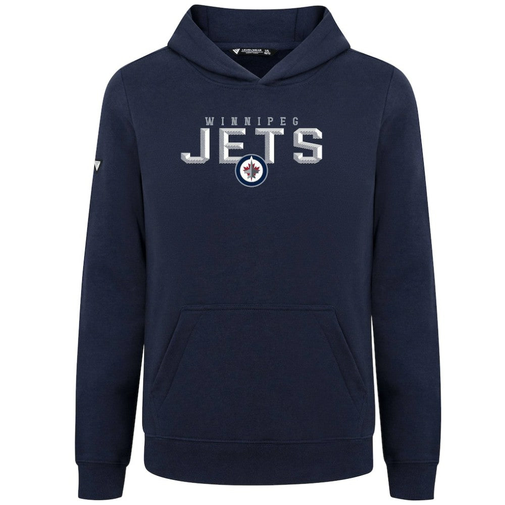 Winnipeg Jets Levelwear Youth Podium Carve Pullover Hoodie - Navy - NHL 203146509