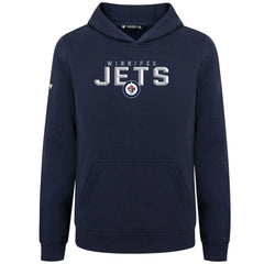 Winnipeg Jets Levelwear Youth Podium Carve Pullover Hoodie - Navy - NHL 203146509