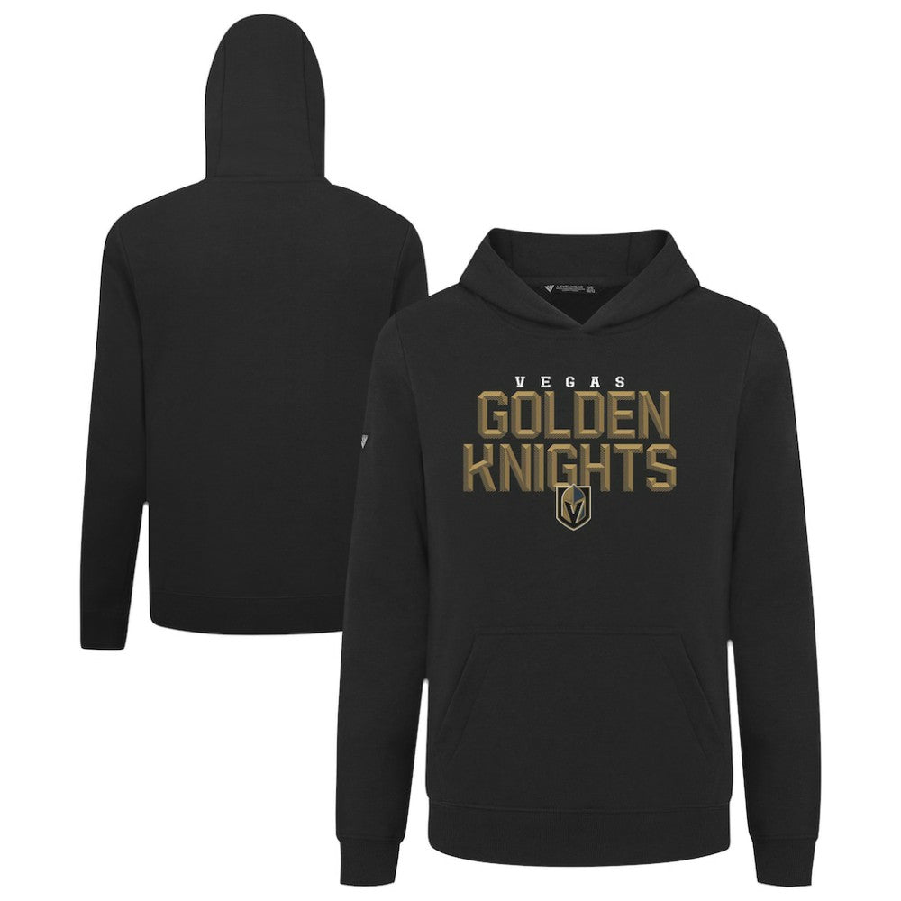 Vegas Golden Knights Levelwear Youth Podium Carve Pullover Hoodie - Black - NHL 203146510