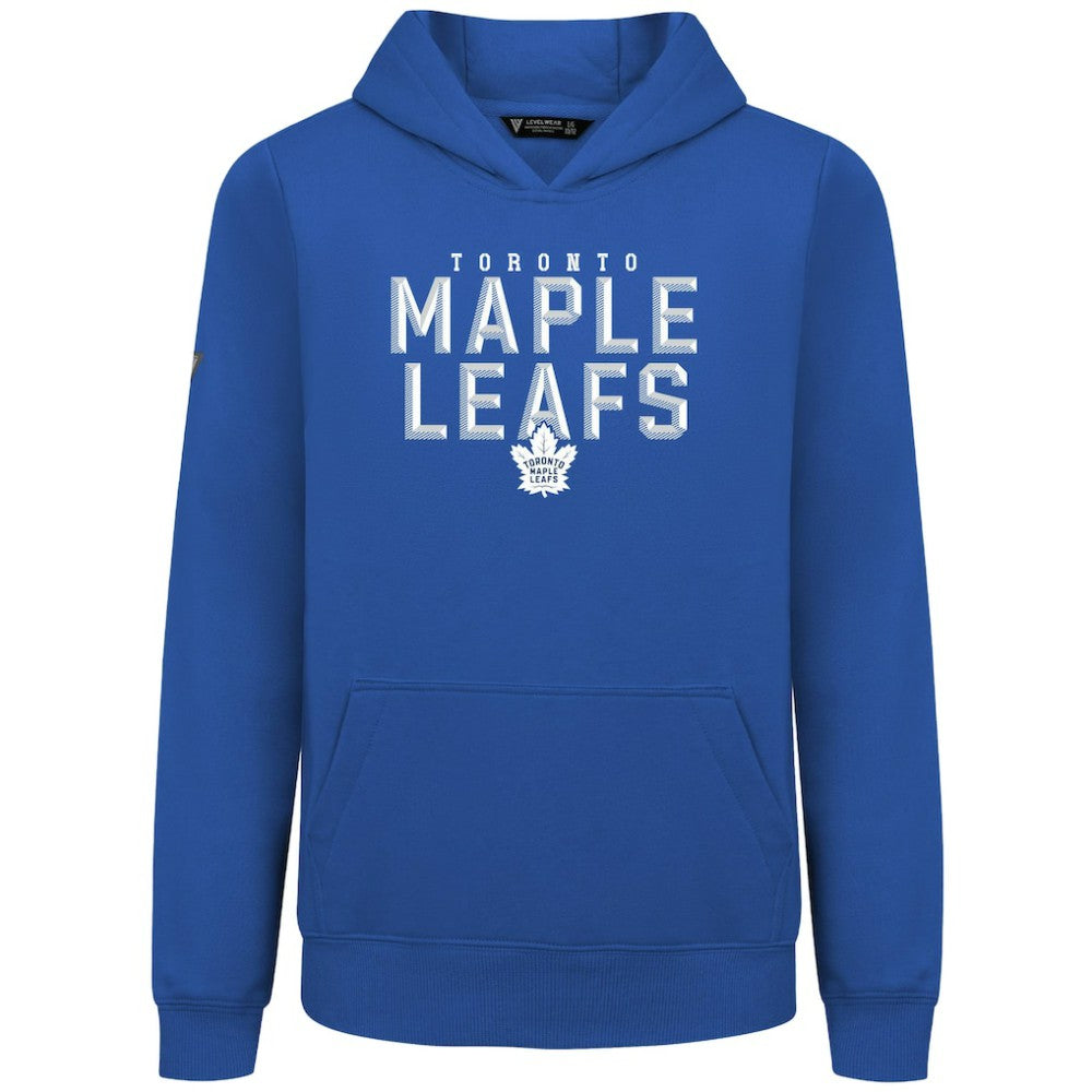 Toronto Maple Leafs Levelwear Youth Podium Carve Pullover Hoodie - Royal - NHL 203146512