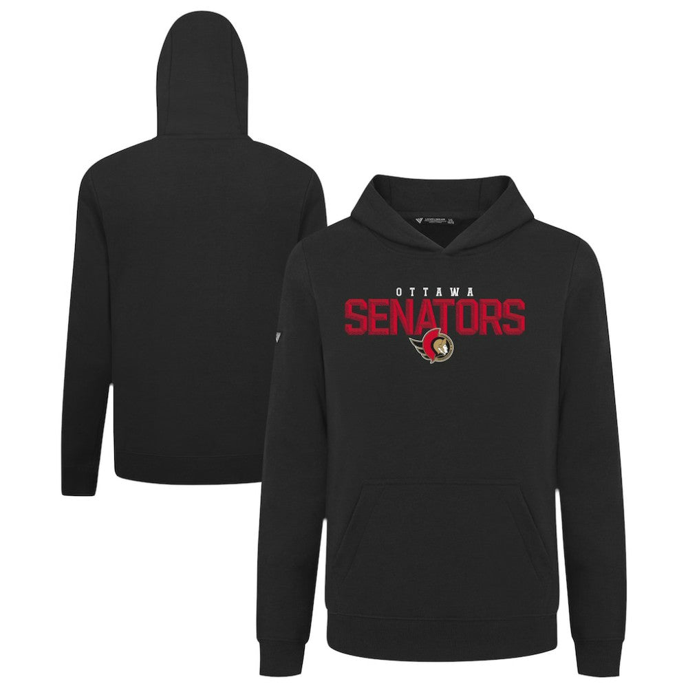 Ottawa Senators Levelwear Youth Podium Carve Pullover Hoodie - Black - NHL 203146513