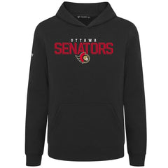 Ottawa Senators Levelwear Youth Podium Carve Pullover Hoodie - Black - NHL 203146513
