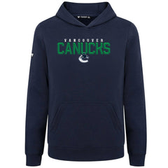 Vancouver Canucks Levelwear Youth Podium Carve Pullover Hoodie - Navy - NHL 203146515