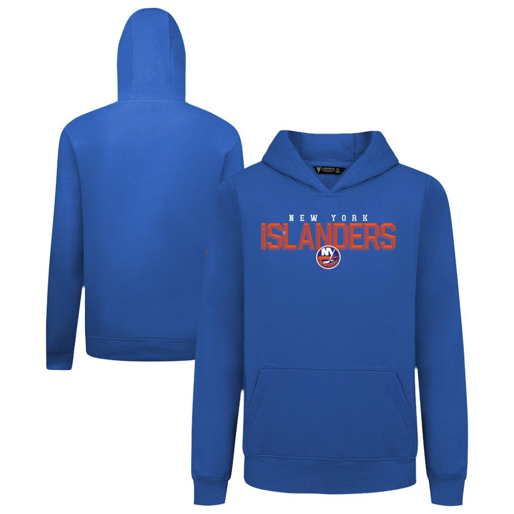 New York Islanders Levelwear Youth Podium Carve Pullover Hoodie - Royal - NHL 203146518