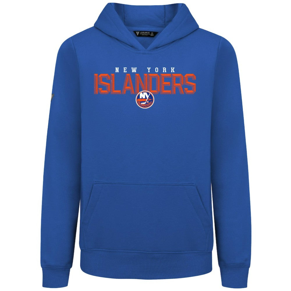 New York Islanders Levelwear Youth Podium Carve Pullover Hoodie - Royal - NHL 203146518