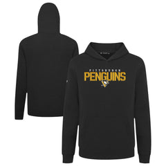 Pittsburgh Penguins Levelwear Youth Podium Carve Pullover Hoodie - Black - NHL 203146521