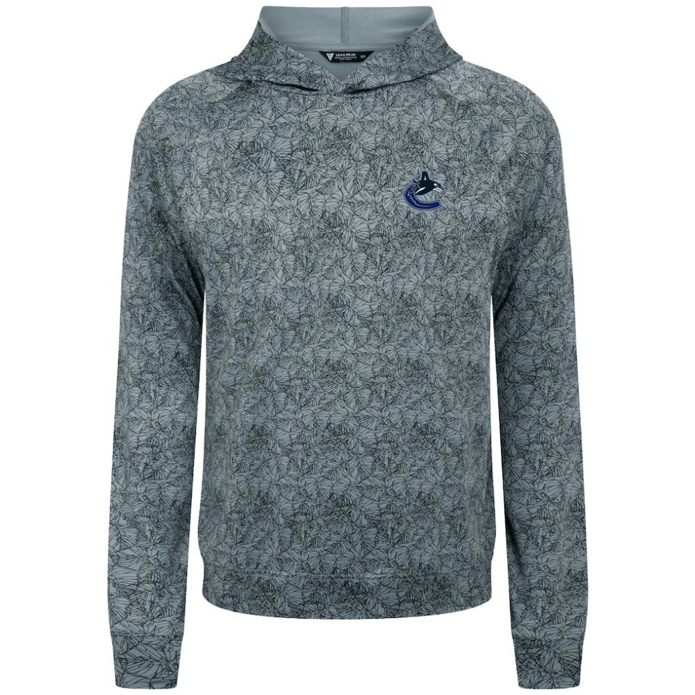 Vancouver Canucks Levelwear Albatross Raglan Pullover Hoodie - Gray - NHL 203146584