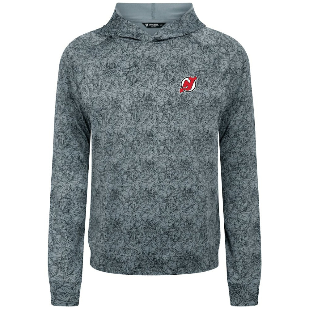 New Jersey Devils Levelwear Albatross Raglan Pullover Hoodie - Gray - NHL 203146585