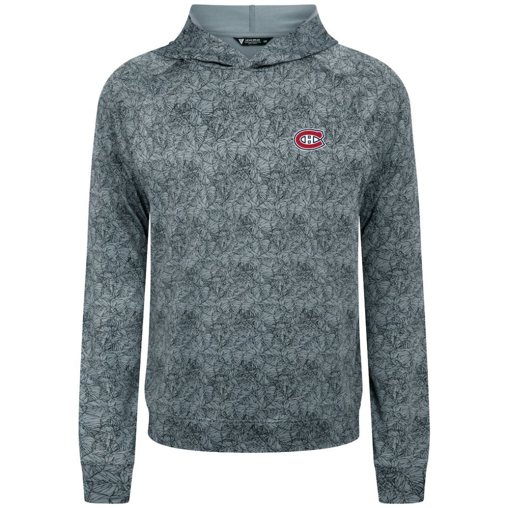 Montreal Canadiens Levelwear Albatross Raglan Pullover Hoodie - Gray - NHL 203146586