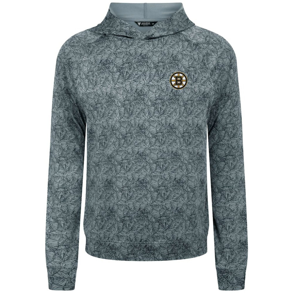 Boston Bruins Levelwear Albatross Raglan Pullover Hoodie - Gray - NHL 203146590
