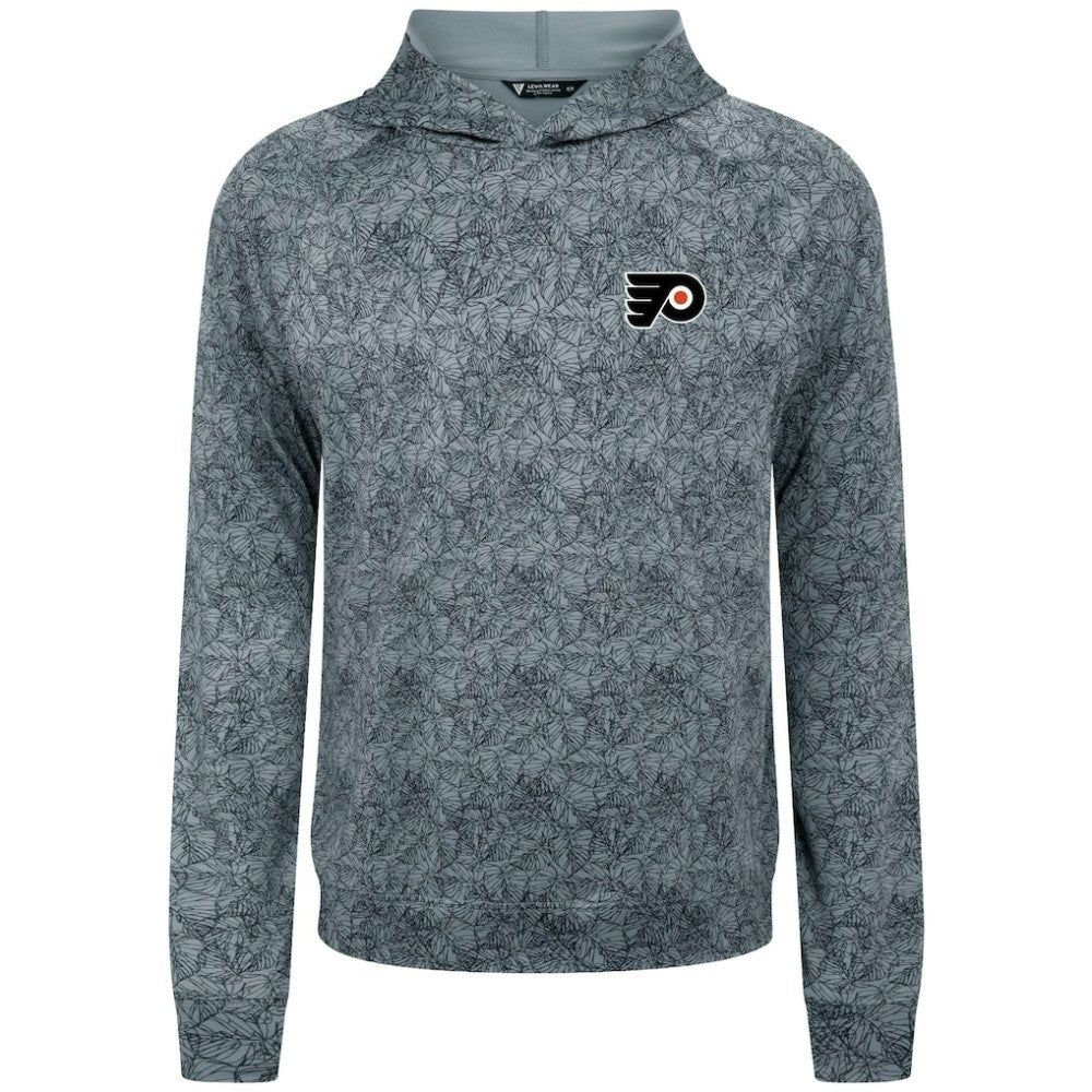 Philadelphia Flyers Levelwear Albatross Raglan Pullover Hoodie - Gray - NHL 203146591