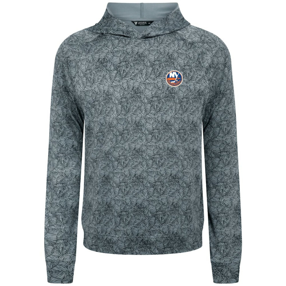 New York Islanders Levelwear Albatross Raglan Pullover Hoodie - Gray - NHL 203146598