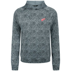 Detroit Red Wings Levelwear Albatross Raglan Pullover Hoodie - Gray - NHL 203146601