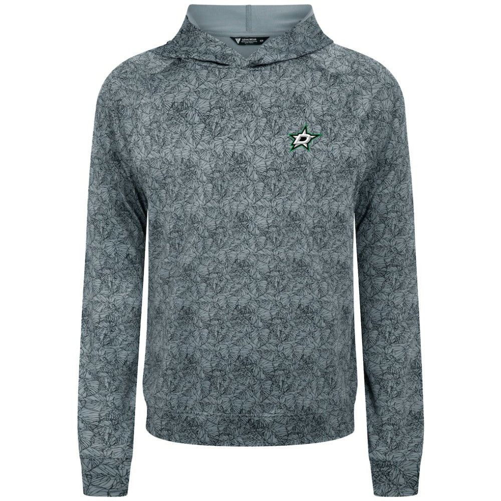 Dallas Stars Levelwear Albatross Raglan Pullover Hoodie - Gray - NHL 203146603