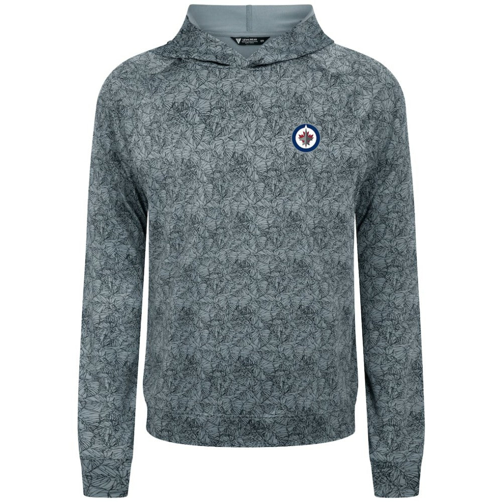 Winnipeg Jets Levelwear Albatross Raglan Pullover Hoodie - Gray - NHL 203146606