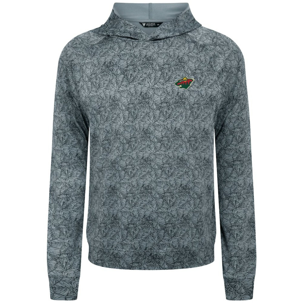 Minnesota Wild Levelwear Albatross Raglan Pullover Hoodie - Gray - NHL 203146607