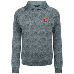 Calgary Flames Levelwear Albatross Raglan Pullover Hoodie - Gray - NHL 203146613