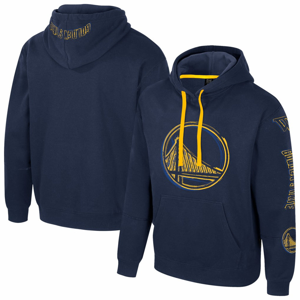 Golden State Warriors Stadium Essentials Unisex Elementized Pullover Hoodie Navy