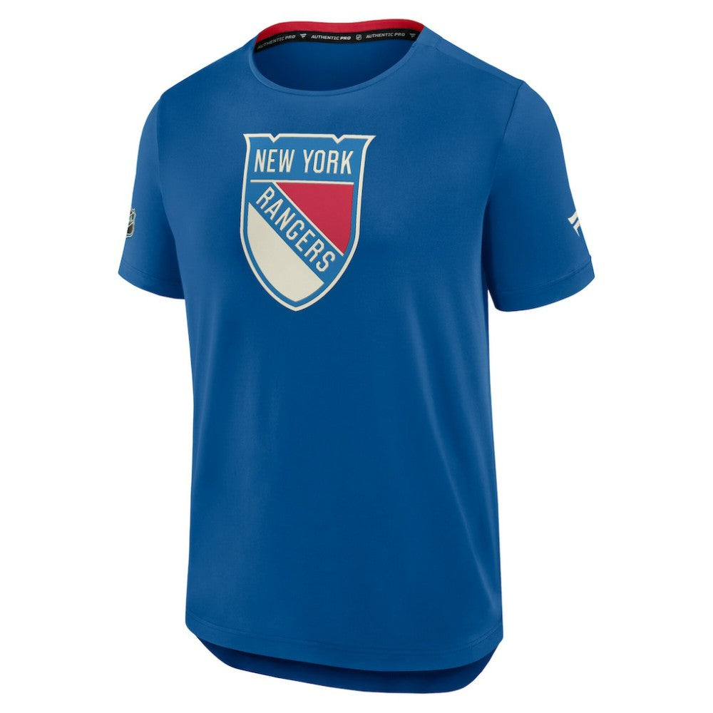 New York Rangers Fanatics 2026 NHL Winter Classic Authentic Pro Tech T-Shirt - Blue - NHL 203148079