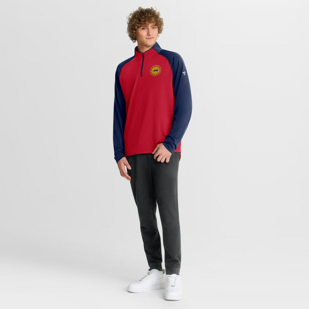 Florida Panthers Fanatics 2026 NHL Winter Classic Authentic Pro Quarter-Zip - Bright Cardinal - NHL 203148086