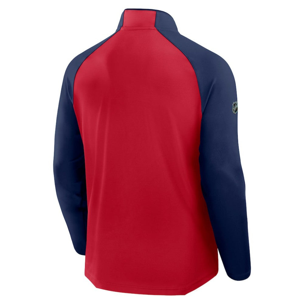 Florida Panthers Fanatics 2026 NHL Winter Classic Authentic Pro Quarter-Zip - Bright Cardinal - NHL 203148086