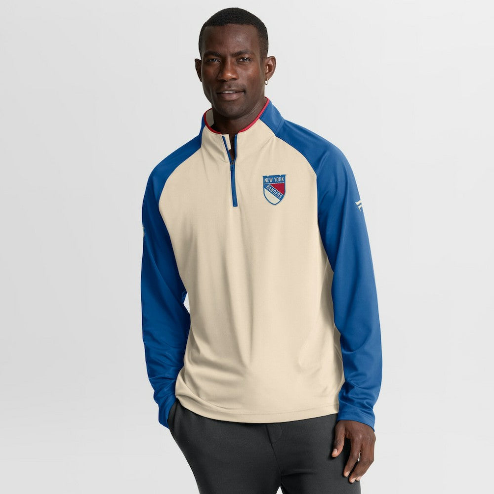 New York Rangers Fanatics 2026 NHL Winter Classic Authentic Pro Quarter-Zip - Natural - NHL 203148087