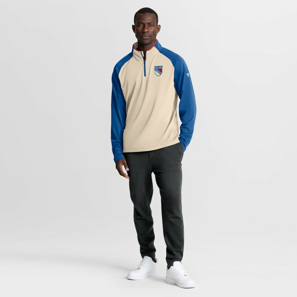 New York Rangers Fanatics 2026 NHL Winter Classic Authentic Pro Quarter-Zip - Natural - NHL 203148087