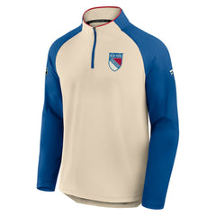 New York Rangers Fanatics 2026 NHL Winter Classic Authentic Pro Quarter-Zip - Natural - NHL 203148087