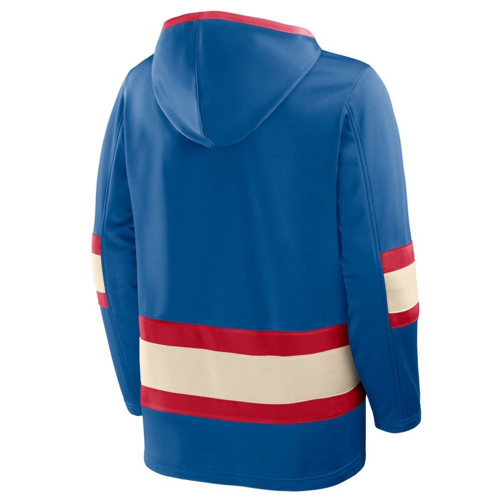 New York Rangers Fanatics 2026 NHL Winter Classic Lace Collar Hoodie - Blue - NHL 203148092