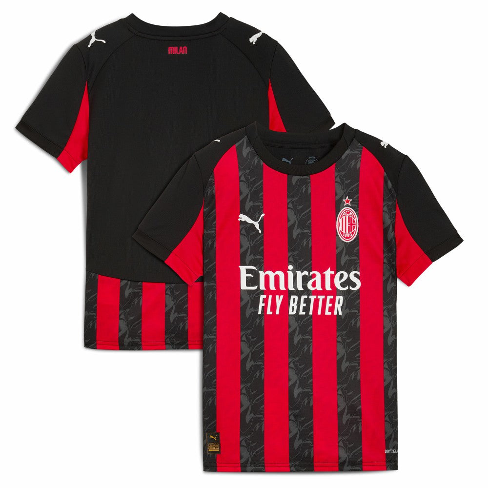 AC Milan Youth 2025/26 Home Replica Jersey Red - Puma