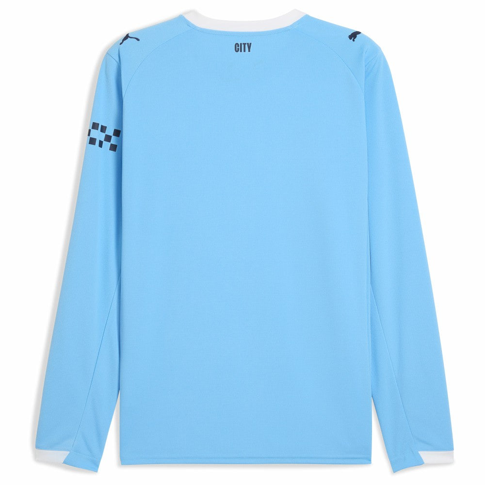 Manchester City 2025/26 Home Replica Long Sleeve Jersey Sky Blue - Puma